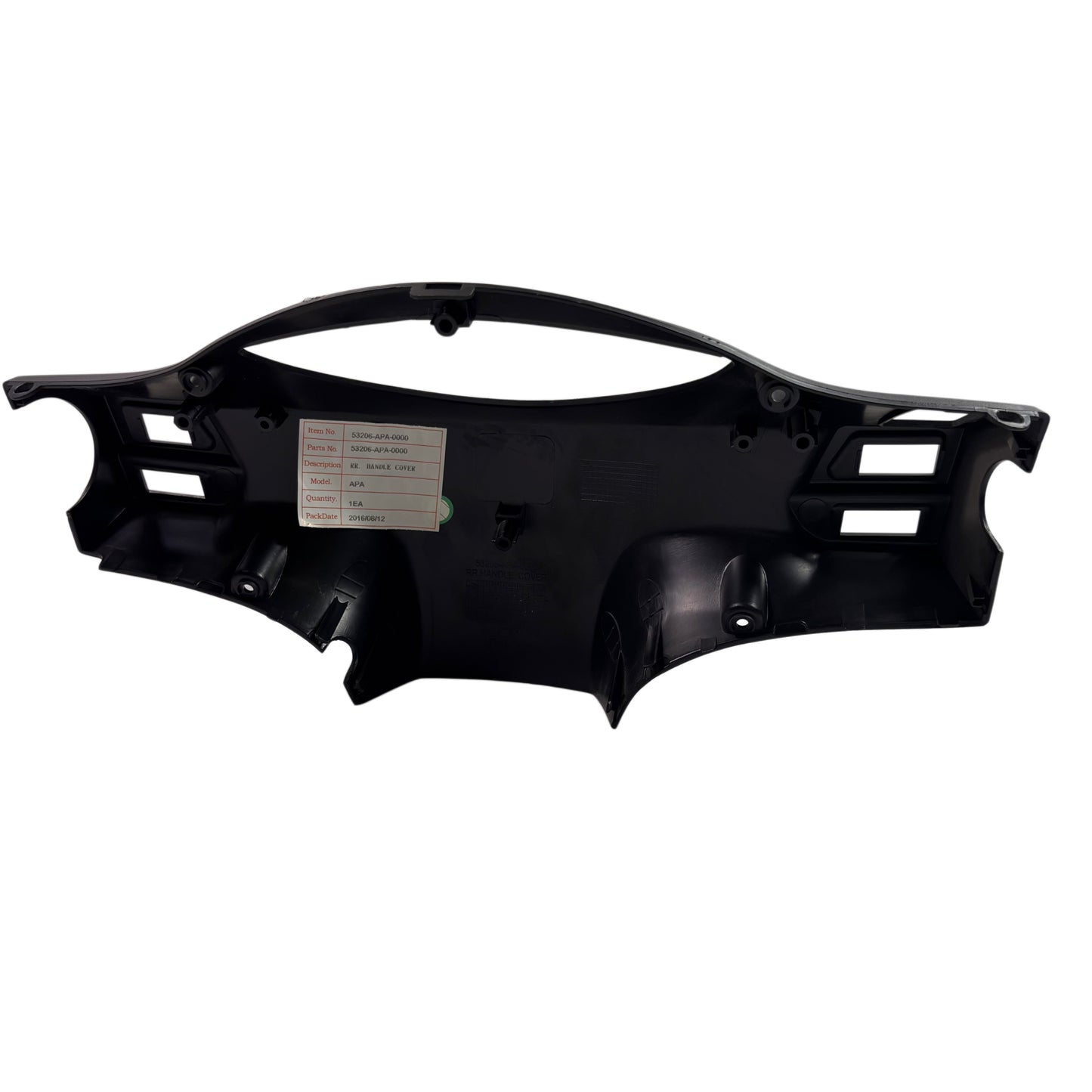 OEM Lance Soho 50 Scooter Headset Panel Cover Back Piece, Black 53206-APA-0000