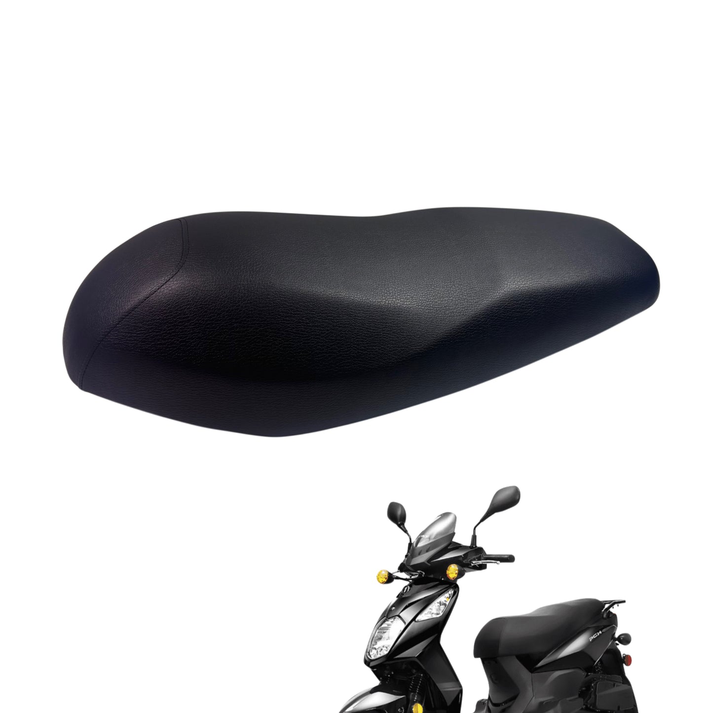 OEM Lance PCH Scooter Seat, Black. 50cc /125cc /200i New