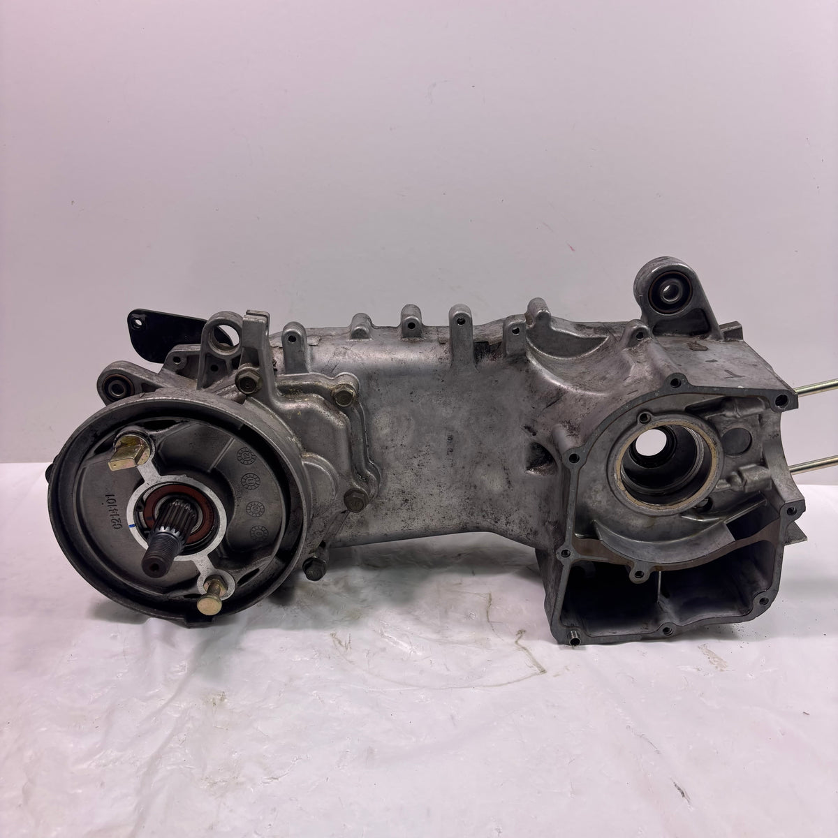 OEM Genuine Buddy 125 Left Crank Case with Rear Transmission, Drive Shaft