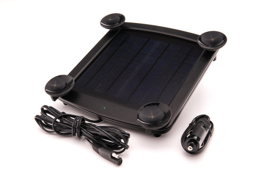 5 Watt Solar 12V Battery Charger with Handlebar Mount
