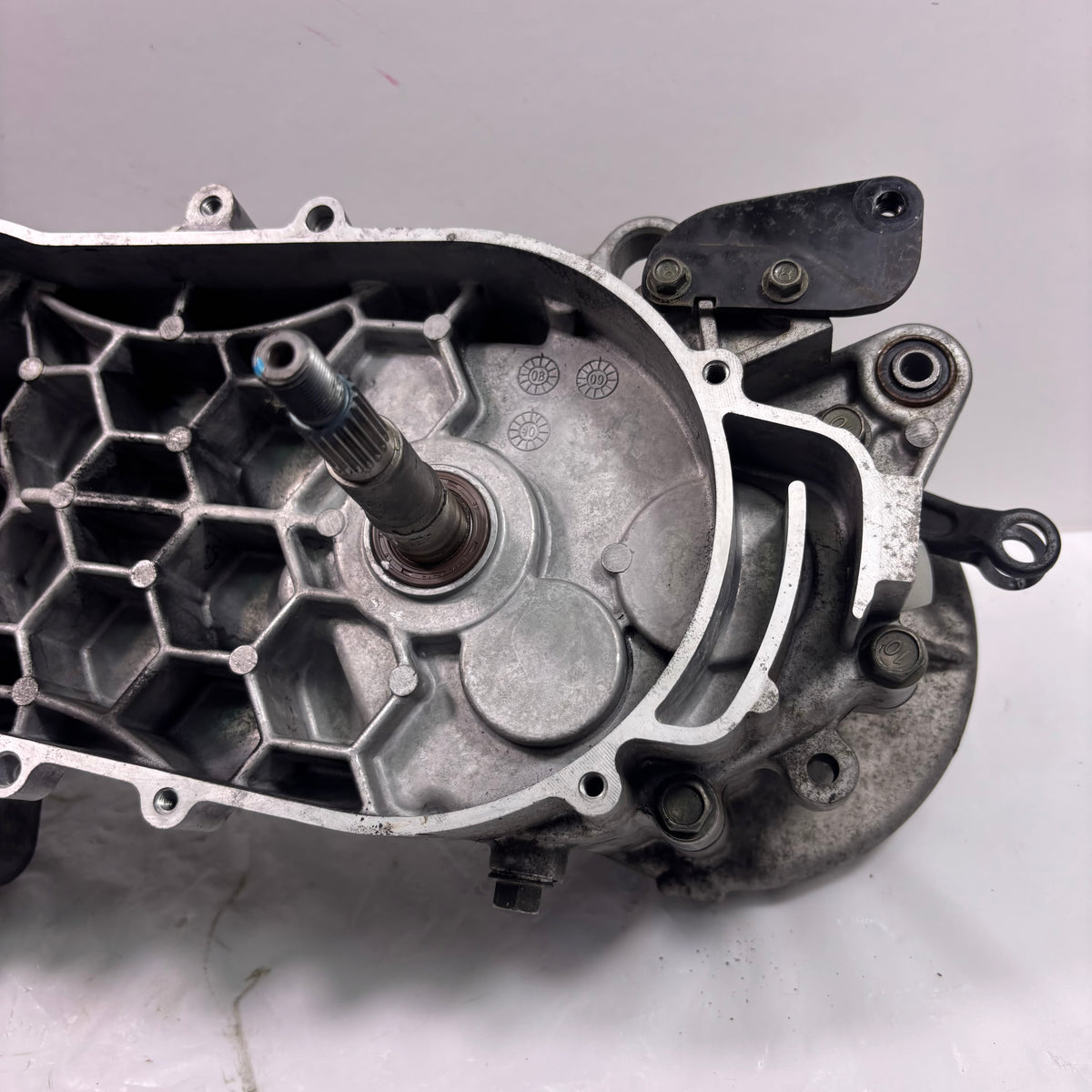 OEM Genuine Buddy 125 Left Crank Case with Rear Transmission, Drive Shaft
