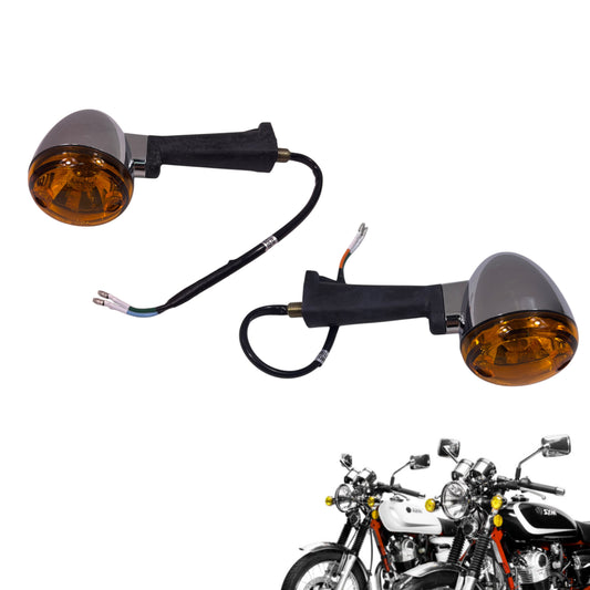 SYM Wolf Classic 150cc Motorcycle Turn Signal, Chrome Left or Right Original OEM