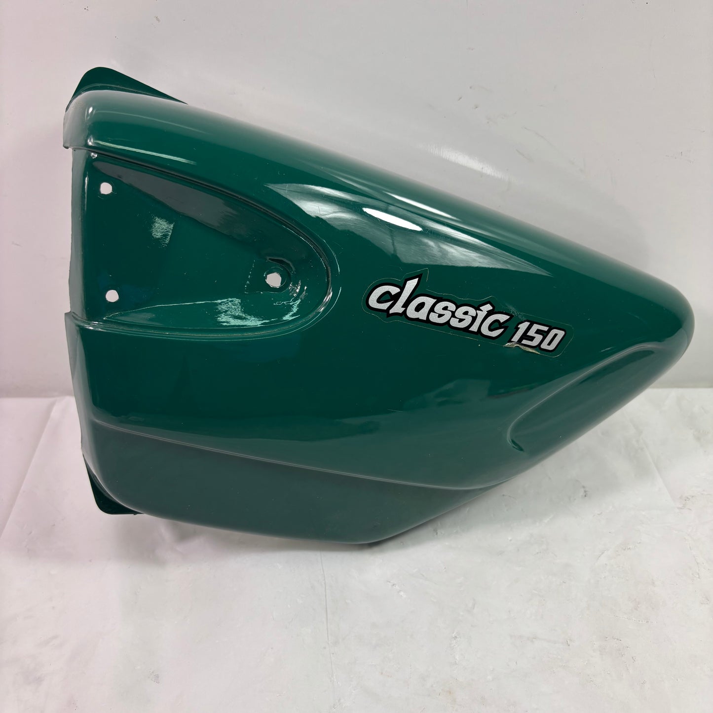 OEM Left Side Body Panel for SYM Wolf Classic 150cc Motorcycle, Green