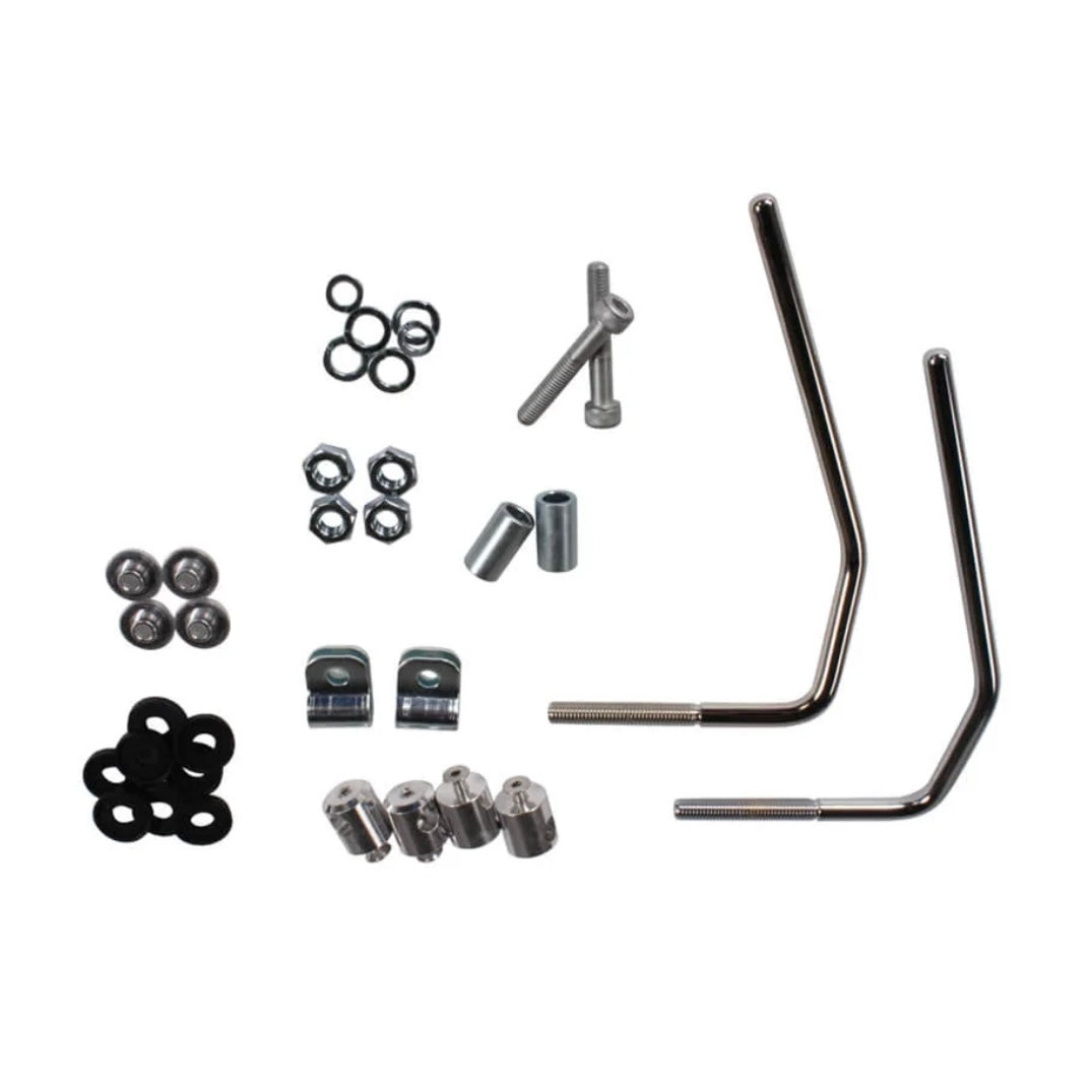 Genuine Buddy Kick 125i Gas Scooter Windshield Mounting Hardware Kit, Chrome