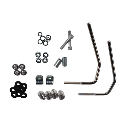 Genuine Buddy Kick 125i Gas Scooter Windshield Mounting Hardware Kit, Chrome