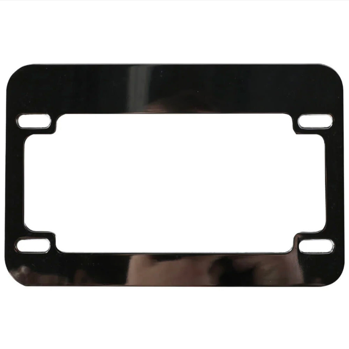 Universal Chrome Motorcycle & Scooter License Plate Frame