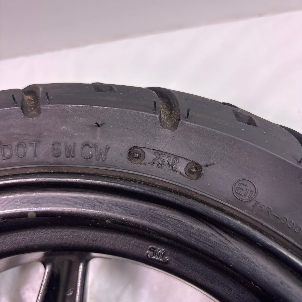 OEM Rear Wheel for Lance 200i Scooters. Cali, Havana, Cabo, PCH Original Black