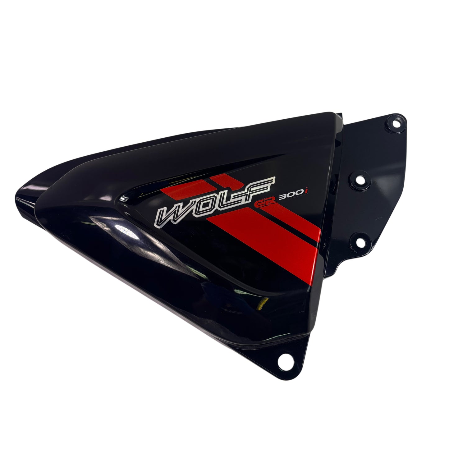 OEM SYM Wolf CR 300i Motorcycle Right Body Panel / Cover, Black. 8350G-BD8-010