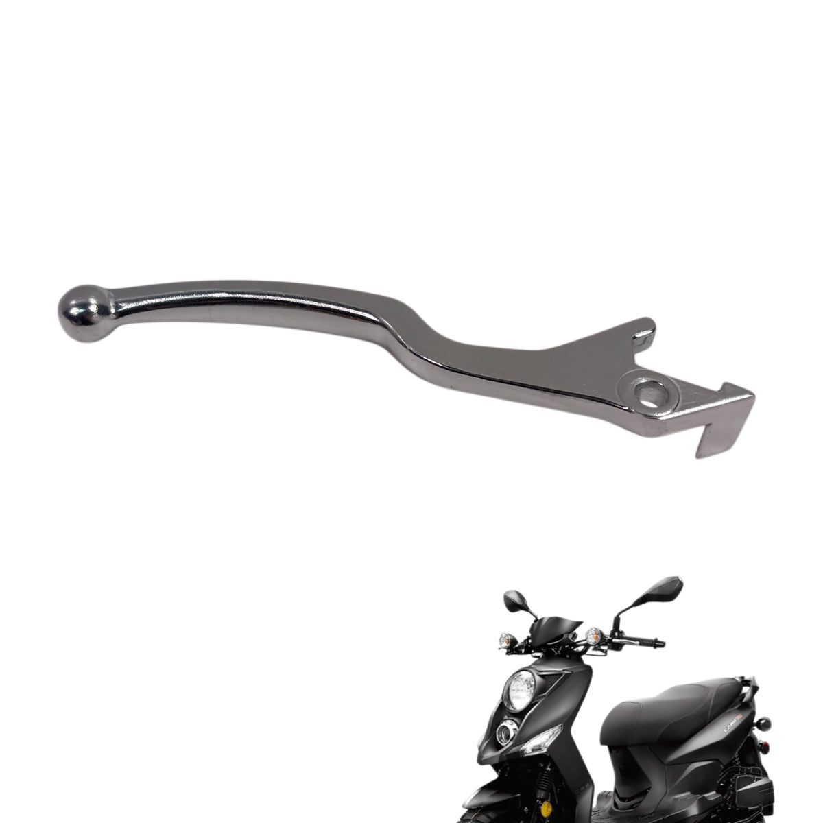 OEM Lance Cabo 50/125/200i Right Brake Lever, Silver 53170-AWU-0000