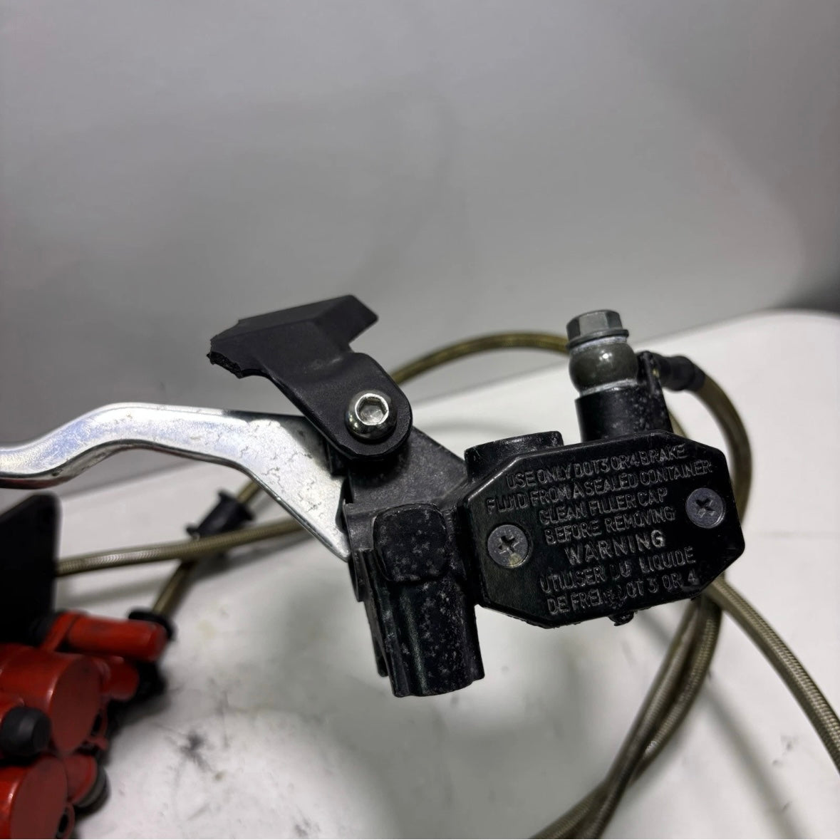 OEM Lance Cabo 200i Gas Scooter Master Cylinders, Brake Lines, Brake Calipers (Pre Owned)