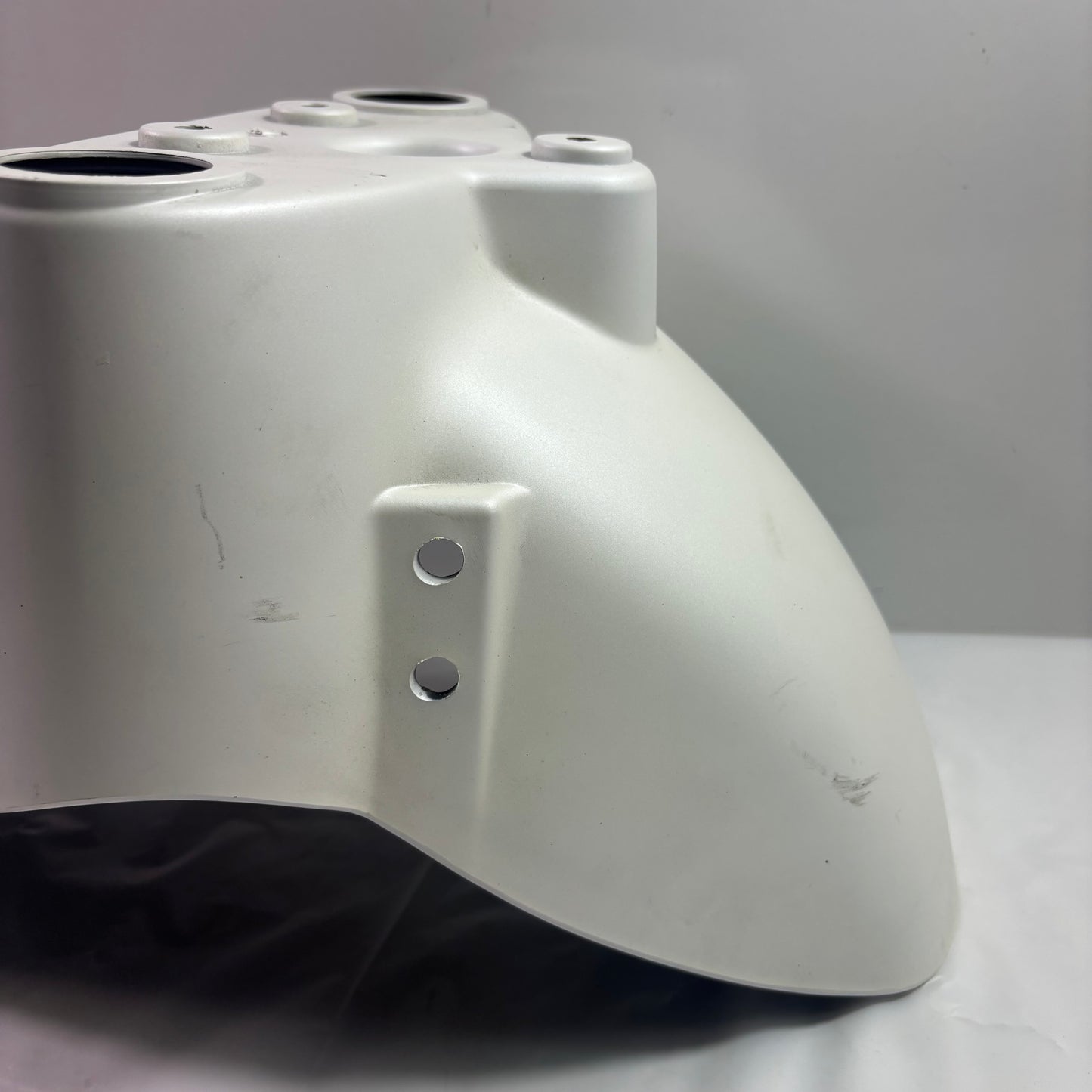OEM SYM Fiddle 2 Scooter Front Fender, Matte White Original 61100-ALA-000
