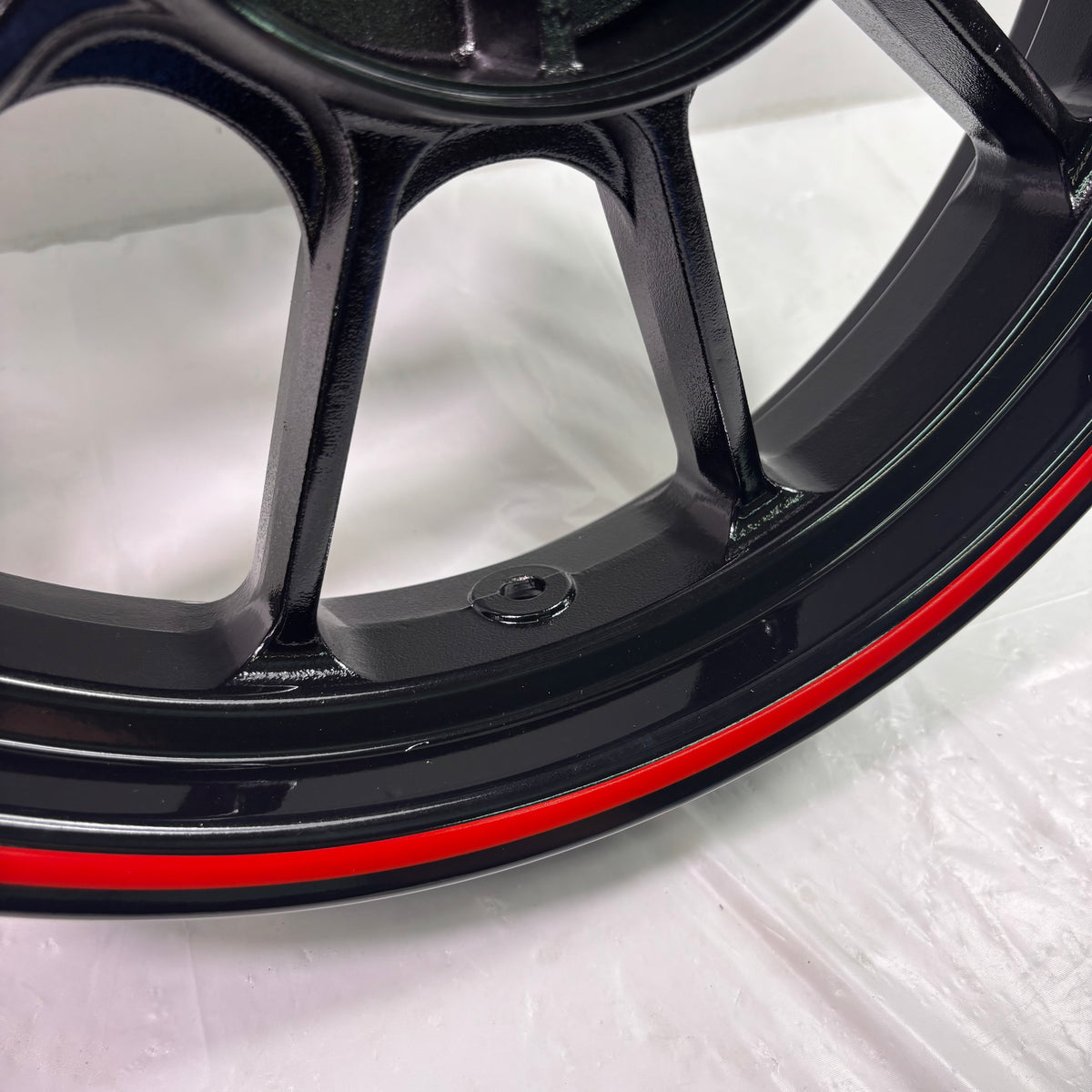 OEM SYM Wolf CR 300i Motorcycle Rear Wheel Rim, Black Original 42601-BD4-001-T1