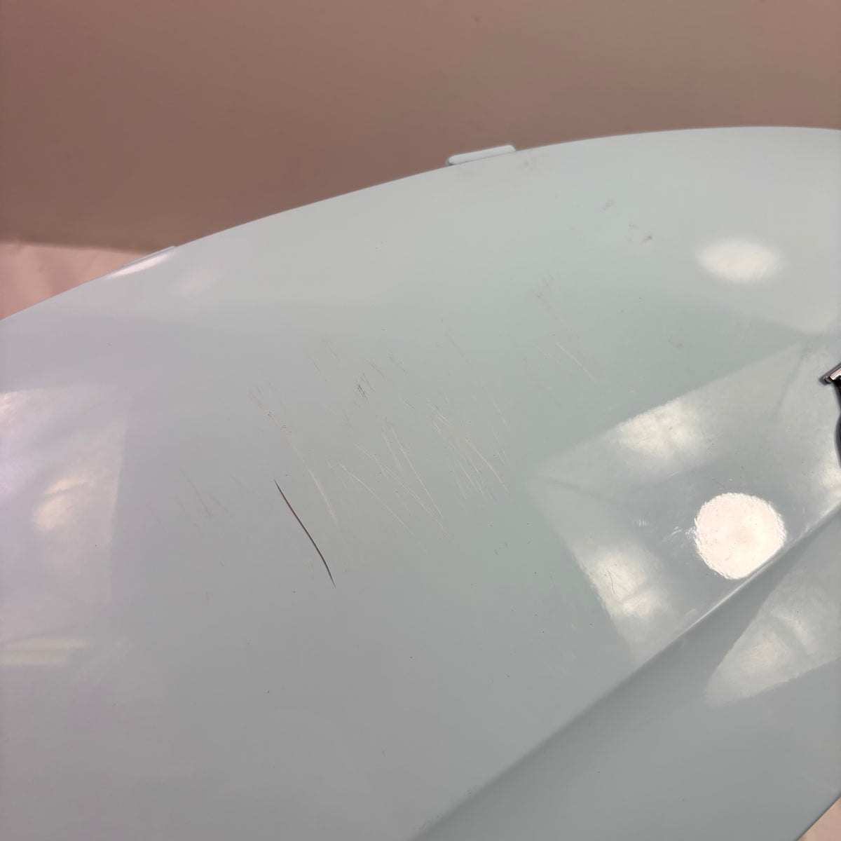 OEM SYM Fiddle III 200i Gas Scooter Left Side Body Panel w/ Emblem. Sky Blue 83600-XFA-000