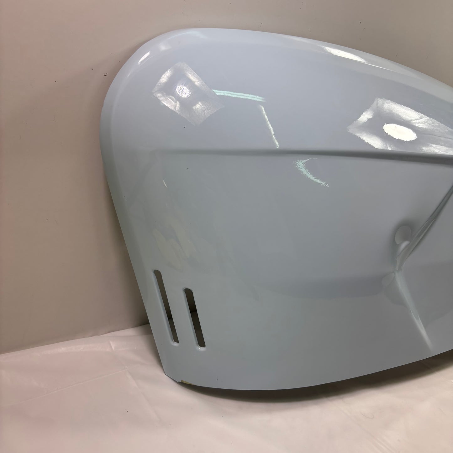 OEM Royal Alloy GT 150 Scooter Left Body Panel + Emblem. Ocean Blue (see desc)